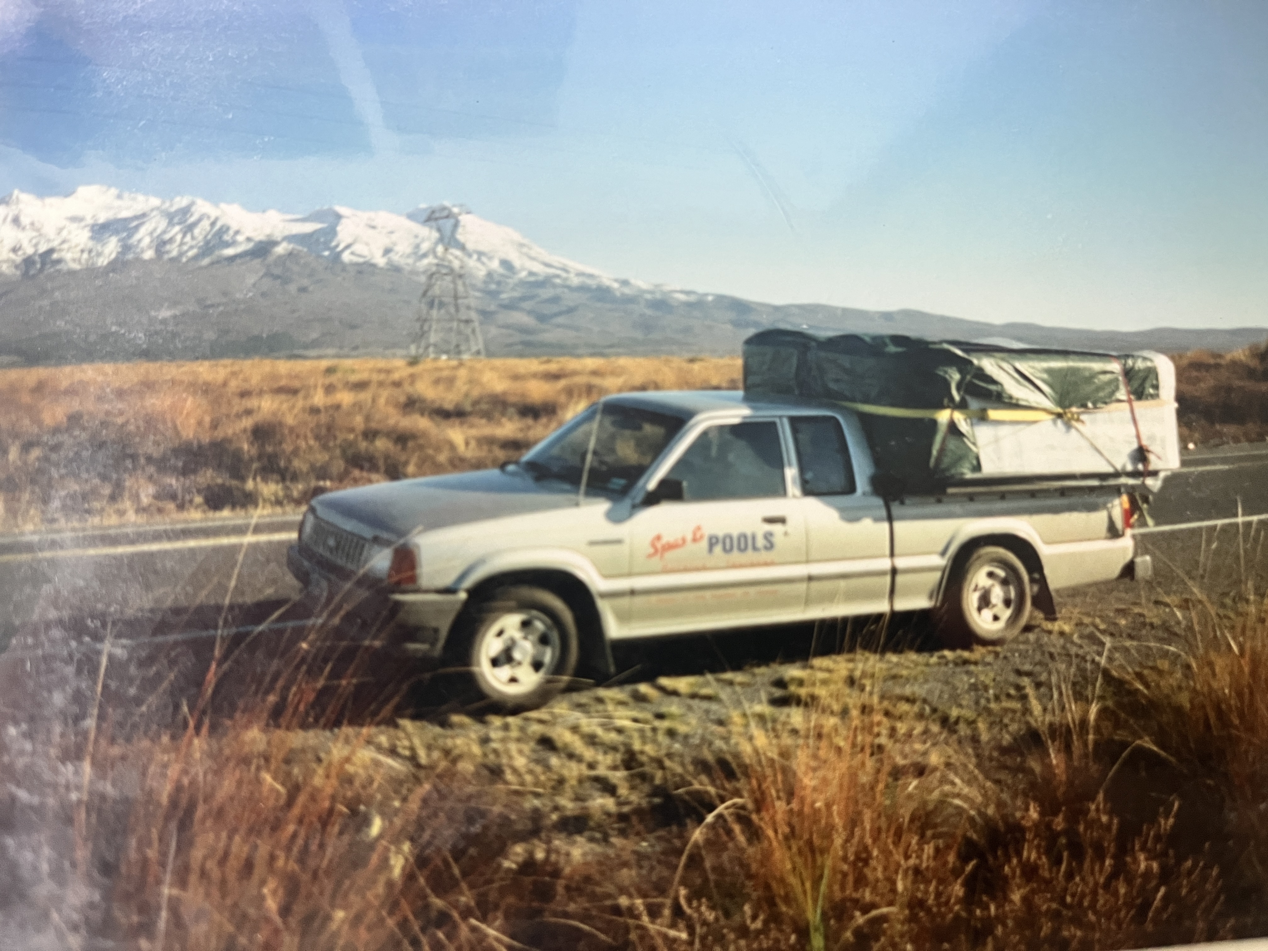 spa pool delivery in the 1990s 